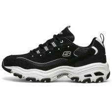 Skechers D'lites Running Shoes Black/White 42.5