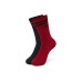 Skechers Mid Calf Socks Unisex 2 Pack 2 Pack (Black/Dark Red/042W), M