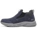 Skechers Casual Cushioning Anti-Slip And Wear-Resistant Low-Top Casual Shoes Men's Navy 40