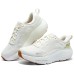 Skechers WOMEN'S GO Series Slip-Resistant Low-Top Running Shoes Women's White Бежевый, 36