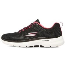 Skechers Go Walk 6 'Stunning Glow Black Hot Pink' Women's 38