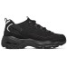 Skechers D'LITES Anti-Slip Wear-Resistant Low-Top Chunky Sneakers Women's Black Purple Черно-фиолетовый, 35.5