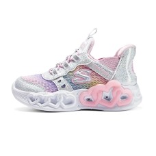 Skechers Hands Free Slip-Ins Slip-Resistant Cushioning Wear-Resistant Low-Top Toddler Shoes Pink Infant And Toddler Белый, 23