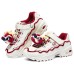 Skechers Kids' Casual Shoes Grade School white red, 28.5