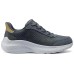 Skechers Cushioning, Wear Resistant Low Top Casual Shoes Men's Gray Серый, 41
