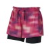 Skechers Sports Shorts Women's Full Of Sunset Clouds All Over Print Sunset Clouds/04FU, S