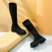 SATURDAY MODE Knee high Boots 5.8cm Unisex Черный, 39