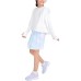 Skechers Jackets Coats Light Snow Cyan Kids' Light Snow Cyan, 120