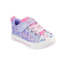 Toddler Girls’ Twinkle Toes: Twinkle Sparks - Ombre Flutter Stay-Put Light-Up Casual Sneakers from Finish Line Lavendar Multi, 10