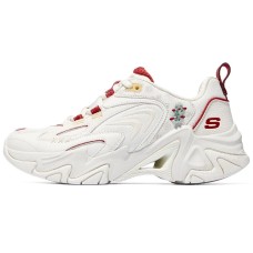 Skechers Stamina V3 Low-Top Casual Shoes Women's White Red white red, 37.5