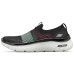 Skechers GO WALK Series Slip-On Shoes Women's Low-Top Black/Colorful Color 36