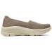 Skechers Cushioned Slip-Resistant Breathable Low-Top Casual Shoes Women's Brown Коричневый, 38
