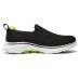 Skechers Cushioning Wear-Resistant Low-Top Casual Shoes Men's Black White Черно-белый, 42