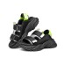 Skechers Block Beach Sandals Women's Black/Silver/Neon Green 37