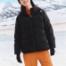 Skechers Basic Sports Series Down Jacket Women's Carbon Black сажа, S