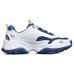 Skechers Kozmiks Cushioned Wear-Resistant Breathable Low-Top Chunky Sneakers Men's White Blue Yellow 41
