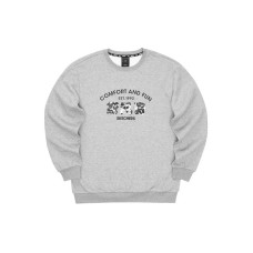 Skechers Colorful Sweatshirts Unisex Medium Heather Gray 004F, 2XL