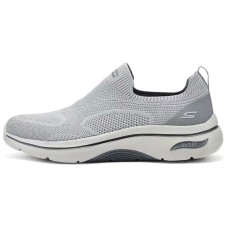 Skechers MEN'S GO WALK Slip-Resistant Low-Top Casual Shoes Men's Gray Серый, 41