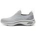 Skechers MEN'S GO WALK Slip-Resistant Low-Top Casual Shoes Men's Gray Серый, 41