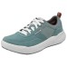 Skechers Cushioned Slip-Resistant Low-Top Casual Shoes Men's Light Blue-Green Light blue green, 42