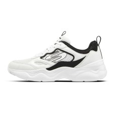 Skechers D'LITES AIRY 3.0 Anti Slip Wear Resistant Low Top Chunky Sneakers Women's White Белый, 35