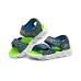 Skechers Hypno Anti Slip Wear Resistant Children's Sandals Blue Yellow Teenagers 32