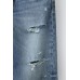 Джинсы с широкими штанинами и разрезами ZARA Синий, 6/7 лет (года) (122 cm)