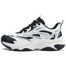 Skechers Street Anti-Slip Wear-Resistant Low-Top Casual Shoes Women's White Black Черно-белый, 37