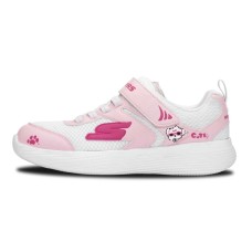 Skechers Go Run 400 V2 Anti-Slip And Wear-Resistant Breathable Low-Top Kids Lifestyle Shoes Pink Teenagers Розовый, 27.5