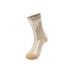 Skechers Mid Calf Socks Unisex 2 Pack 2 Pack (Light Brown Gray/White/047M), M
