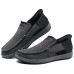Skechers Wear resistant And Lightweight Low Top Casual Shoes Men's Black Черный, 42.5
