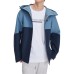 Skechers Water Resistant Windproof UV Protection Breathable Windbreaker Jacket Unisex Marine Collegiate Blue Academy Navy/02MZ, L