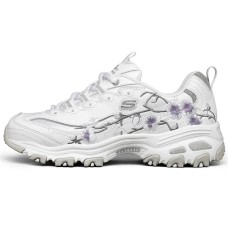 Skechers D'LITES 1.0 Cushioning Anti-Slip And Wear-Resistant Low-Top Casual Shoes Women's White 35