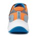 Skechers Wear-Resistant Breathable Slip-Resistant Casual Shoes Gray Orange Kids' Gray Orange, 32