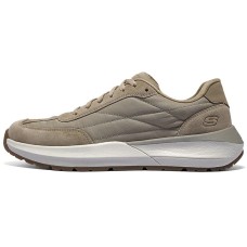 Skechers Global Jogger Wear-Resistant Low-Top Casual Shoes Men's Greige грейдж, 42