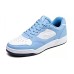 Skechers Street Cushioning Wear-Resistant Low-Top Skateboard Shoes Men's White Blue Light blue/light white, 41