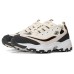 Skechers D'LITES 1.0 Cushioning Anti-Slip And Wear-Resistant Low-Top Chunky Sneakers Men's Gray Black 39.5