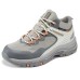 Skechers OUTDOOR Anti-Slip Wear-Resistant Mid-Top Trekking Shoes Women's Gray Gray/White/Orange, 38.5
