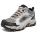 Skechers OUTDOOR MENS Anti-Slip Wear-Resistant Low-Top Casual Shoes Men's Gray Серый/Оранжевый, 42