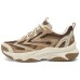 Skechers Street Anti-Slip Wear-Resistant Low-Top Chunky Sneakers Women's Brown Natural/Brown/NTBR, 38.5