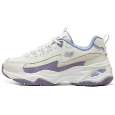Skechers Dlites 1.0 'Beige Purple Blue' Women's Natural/Purple, 38