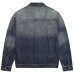 Jeep Denim Jacket Unisex Nano Blue Nano Blue, M