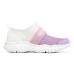 Skechers Go Fle Wear-Resistant Breathable Slip-Resistant Kids Lifestyle Shoes White Lavender Teenagers 35