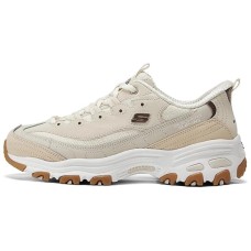 Skechers Anti Slip Wear Resistant Low Top Chunky Sneakers Women's Light Brown Коричневый, 38.5