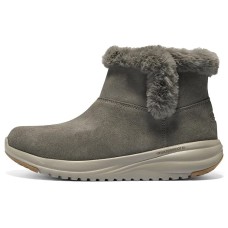 Skechers ON THE GO STELLAR Waterproof And Slip Resistant Short Mid Calf Snow Boots Women's Taupe Серо-коричневый, 36
