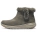 Skechers ON THE GO STELLAR Waterproof And Slip Resistant Short Mid Calf Snow Boots Women's Taupe Серо-коричневый, 36