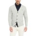 Men's Essential Embroidered Logo Cardigan Синий, L
