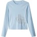 Skechers T-Shirt Women's Dusty Blue Dusty Blue/00FE, S