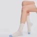 Skechers Mid Calf Socks Unisex 2 Pack Crystal Gray 2 Pack (Crystal Gray/04DT), S