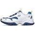 Skechers Kozmiks Cushioned Wear-Resistant Breathable Low-Top Chunky Sneakers Men's White Blue Yellow 41